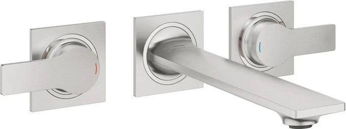 Grohe Allure 3-Loch-Waschtischbatterie 1/2" supersteel (20193DC2)