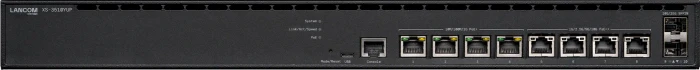 Lancom XS-3510YUP Rackmount 10G Managed Switch, 8x RJ-45, 2x SFP28, 370W PoE++