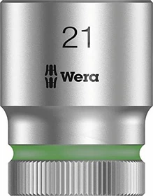 Wera 8790 HMC Zyklop Außensechskant Steckschlüssel 1/2", 21x37mm