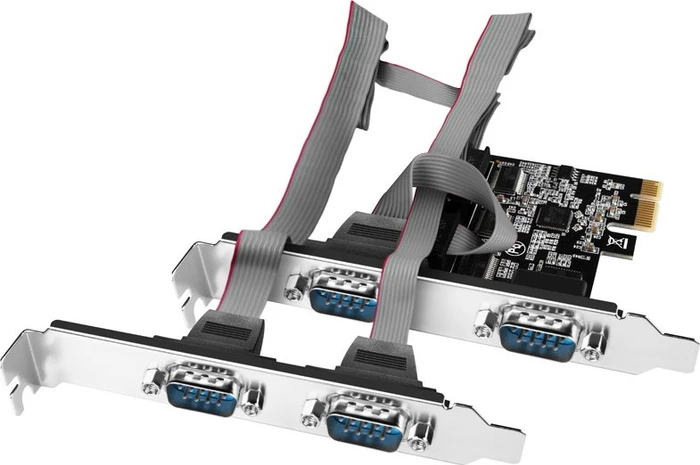 Axagon 4x seriell, PCIe 2.0 x1