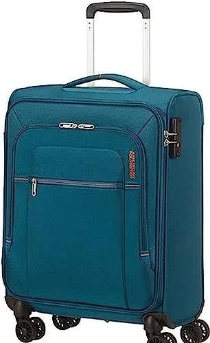 American Tourister Crosstrack Trolley mit 4 Rollen 55cm navy/orange