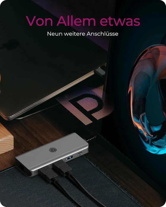 RaidSonic Icy Box IB-DK4012-CPD, USB-C 3.1 [Stecker]