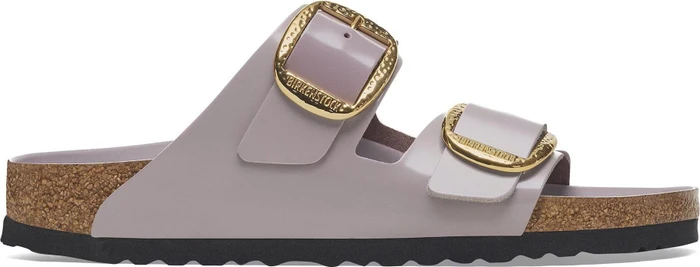 Birkenstock Arizona Big Buckle Naturleder Lack high shine faded purple (Damen)