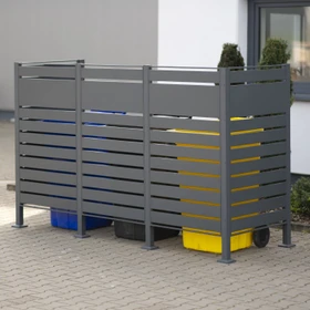 Westmann Planum 150 Mülltonnenbox 3x 240l anthrazit