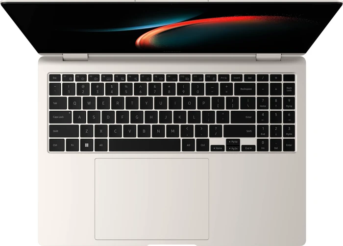 Samsung Galaxy Book3 Pro 360, beige, Core i7-1360P, 16GB RAM, 1TB SSD, DE