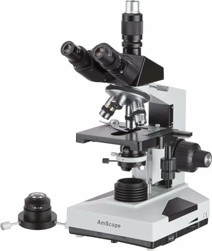 AmScope T490B-DK Trinokulares Biologiemikroskop