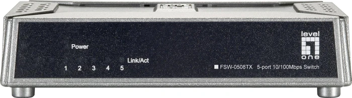 LevelOne FSW Desktop Switch, 5x RJ-45