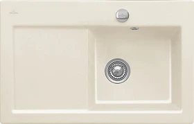 Villeroy & Boch Subway 45 Einbau Becken rechts mit Ablauffernbedienung crema