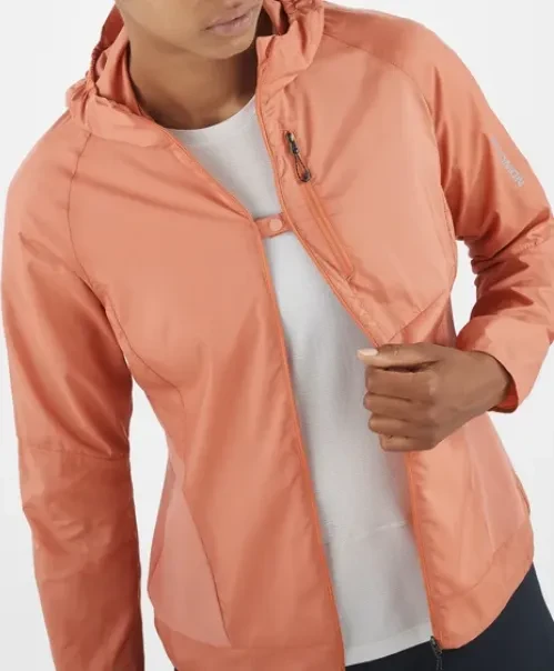 Salomon Bonatti Cross Wind Funktionsjacke light mahogany (Damen)