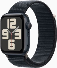 Apple Watch SE (2022) (GPS) 44mm Mitternacht mit Sport Loop Mitternacht