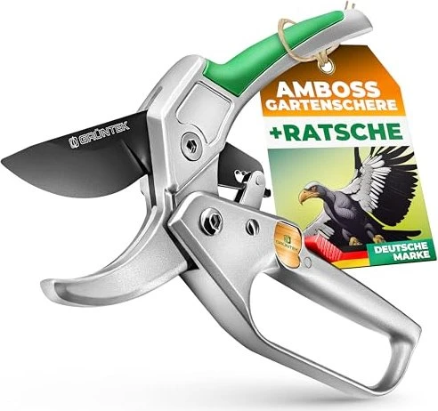 Grüntek Kondor Amboss Gartenschere, 20cm