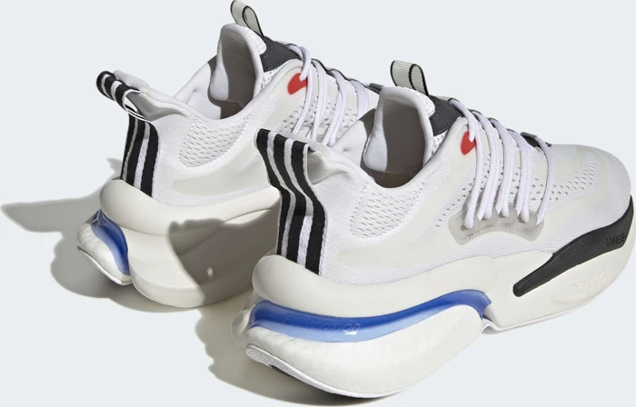 adidas Alphaboost V1 Sustainable Boost cloud white/blue fusion/bright red