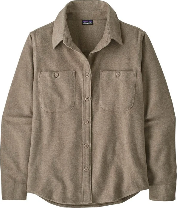 Patagonia Fjord Flannel Hemd langarm whole weave: seabird grey (Damen)