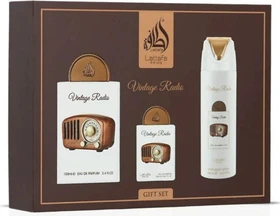 Lattafa Pride Vintage Radio EdP 100ml + EdP 20ml + Deo Spray 200ml Duftset