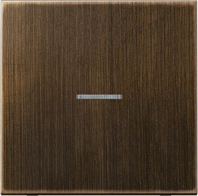 Jung Serie LS eNet Taster Standard 1fach Messing, Messing antik