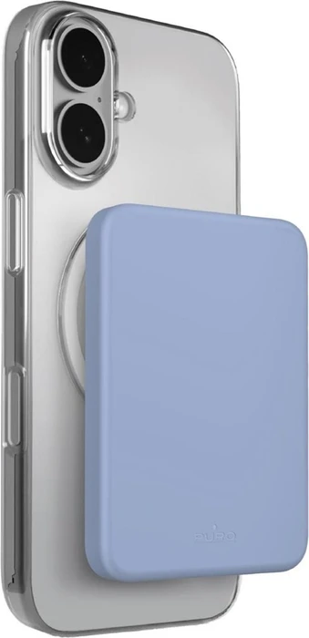 Puro Powerbank Mini Power Mag Wireless 4200mAh hellblau