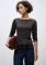 Street One Basic Shirt langarm darkest brown (Damen) Vorschaubild