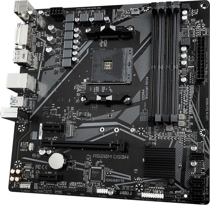 GIGABYTE A520M DS3H (AMD AM4)