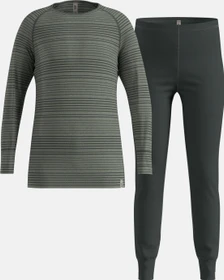 Odlo Active Warm Base Layer Set urban chic/shadow (Junior)