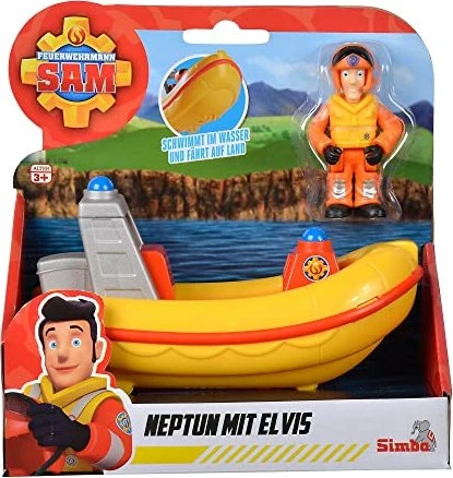 Simba Toys Feuerwehrmann Sam - Junior Neptun mit Elvis