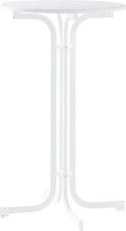 Sieger mecalit-Pro Stehtisch 70cm weiß/marmordekor weiß