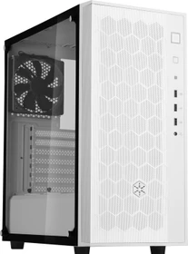 SilverStone Fara R1, weiß, Glasfenster