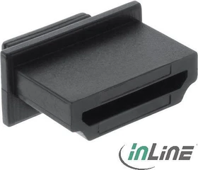 InLine Staubschutz für HDMI Buchse, schwarz, 4 Stück