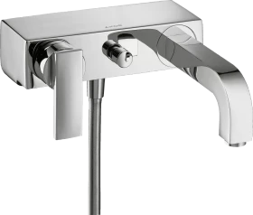 Hansgrohe Citterio Einhebel-Wannenmischer Aufputz mit Hebelgriff chrom