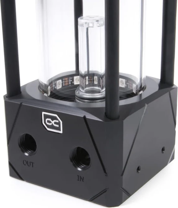 Alphacool Eisbecher Aurora D5 150mm Acetal/Glas inkl. Pumpe VPP655