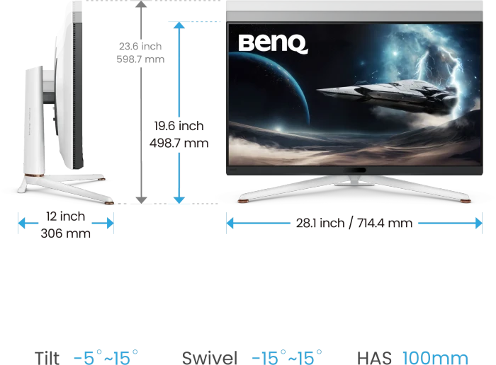 BenQ Mobiuz EX321UX, 31.5"