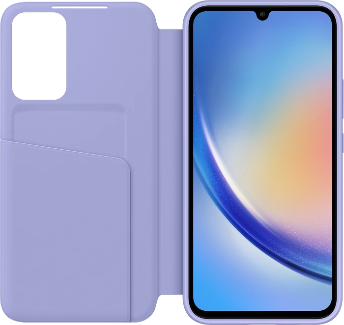 Samsung Smart View Wallet Case für Galaxy A34 5G Blueberry