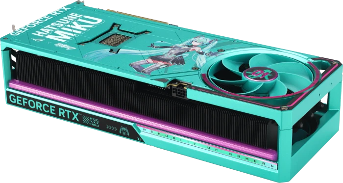 ASUS ROG Astral GeForce RTX 5080 Hatsune Miku Edition, ROG-ASTRAL-RTX5080-O16G-HATSUNE-MIKU-EDITION, 16GB GDDR7, 2x HDMI, 3x DP