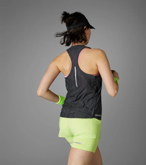adidas Ultimate AIRCHILL Engineered Running Laufshirt ärmellos schwarz (Damen)