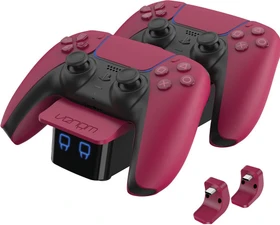 Venom Twin Docking Station Ladestation cosmic red (PS5)