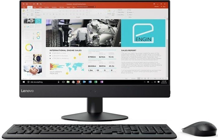 Lenovo ThinkCentre V510z Ultra Flex II Stand, Core i5-7400T, 8GB RAM, 256GB SSD, DE