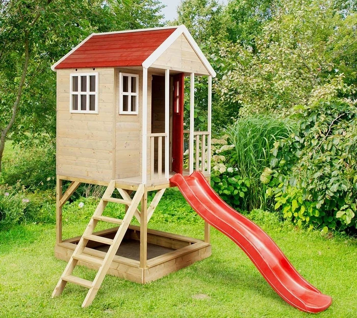 Wendi Toys Spielhaus Frosch mit Rutsche
