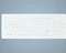 Contour Design Active Key kompakte Hygiene-Tastatur mit Nummernblock, weiß, LEDs grün, wischdesinfizierbar, USB, DE Vorschaubild