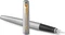 Parker Jotter stainless steel/gold trim, rechte Hand, mittel, Blister Vorschaubild