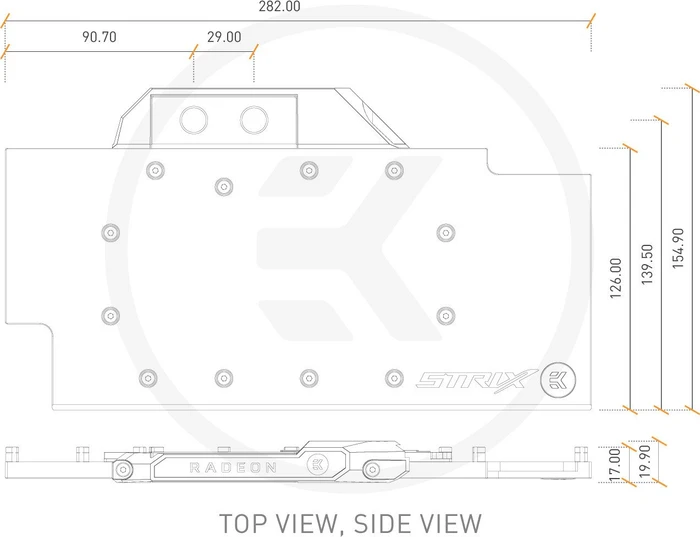 EK Water Blocks EK-FC Radeon Vega Strix RGB, Acetal Nickel
