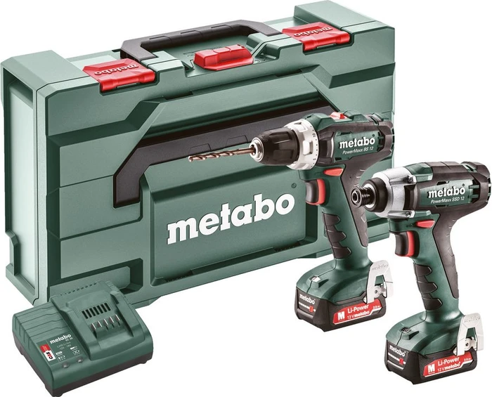 Metabo Combo Set 2.7.1 12V Akku-Maschinenset inkl. Koffer + 2 Akkus 2.0Ah