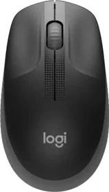 Logitech M190 Full-Size Wireless Mouse dunkelgrau, USB (910-005905)