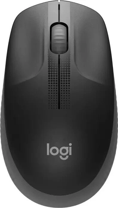 Logitech M190 Full-Size Wireless Mouse dunkelgrau, USB