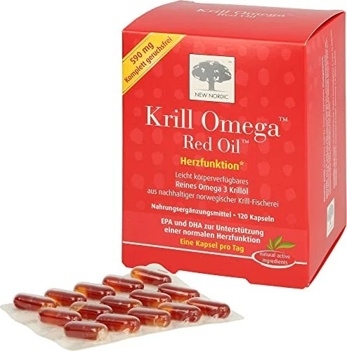 New Nordic Krill Omega Red Oil Kapseln, 120 Stück