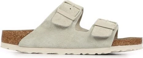 Birkenstock Arizona Veloursleder oyster (Damen)
