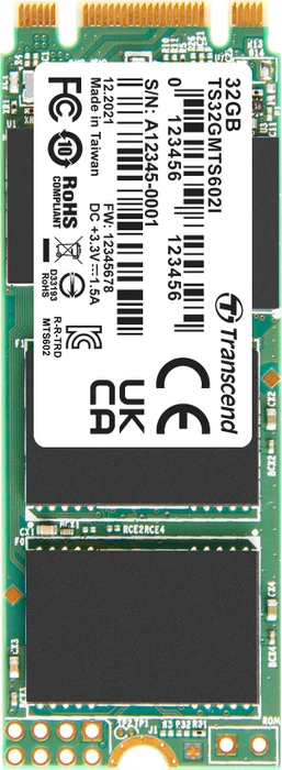 Transcend Industrial MTS602I SSD 32GB, M.2 2260 / B-M-Key / SATA 6Gb/s