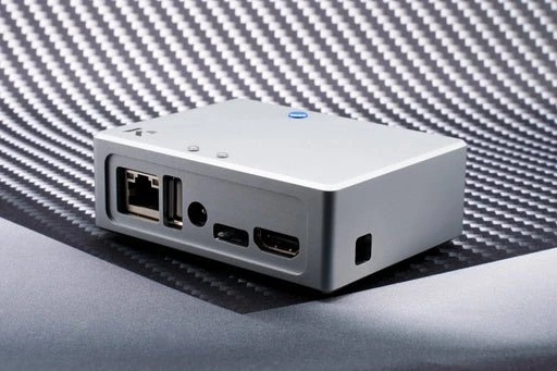 KKSB Aluminiumgehäuse für Odroid XU4, grau/schwarz