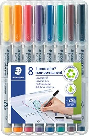 Staedtler Lumocolor 312 non-permanent sortiert, 8er-Set
