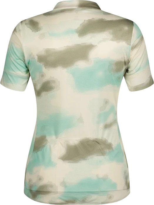 Scott Endurance 10 Trikot kurzarm cotton white/miami green (Damen)