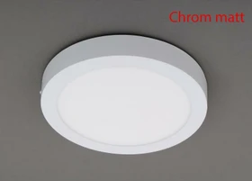 Briloner Fire LED-Deckenleuchte rund 22.5cm 16.5W chrom matt