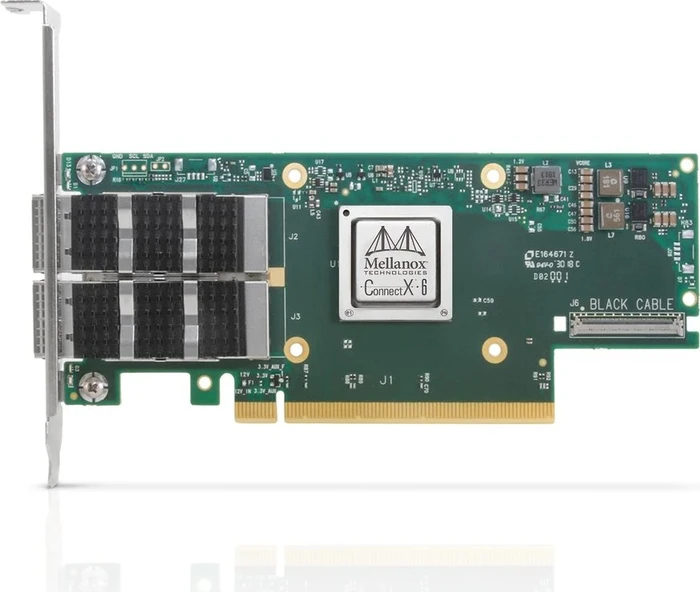 NVIDIA Mellanox ConnectX-6 VPI 100G, 2x QSFP56/InfiniBand, PCIe 4.0 x16